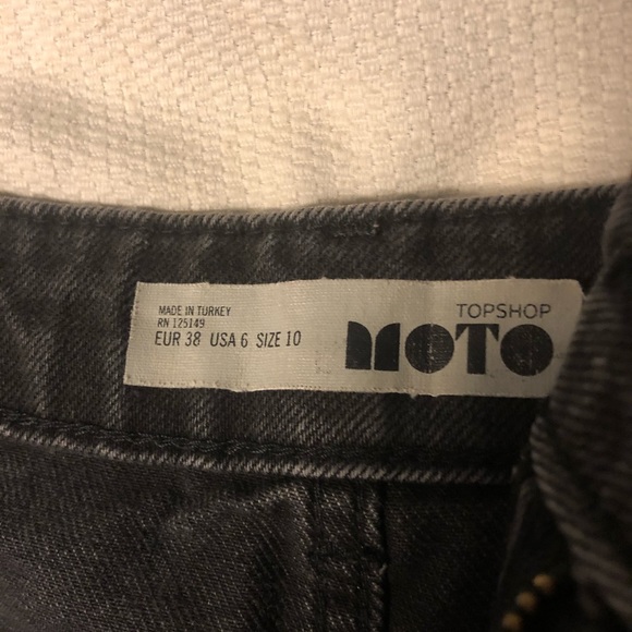 Lace Up Denim Skirt - Picture 3 of 5